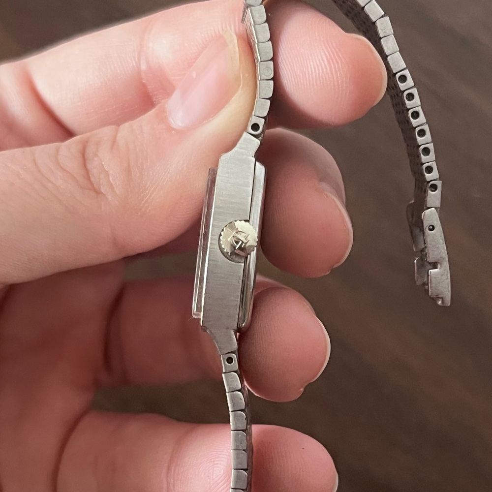 Tissot Silver Rectangular Watch - image 13